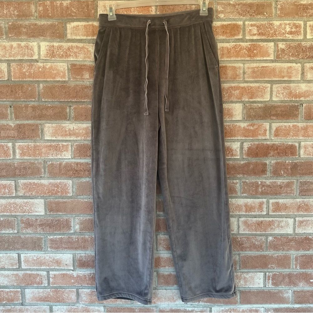 House of Harlow 1960 Velour Wide Leg Sweatpants Gray Purple Y2K Women’s Medium